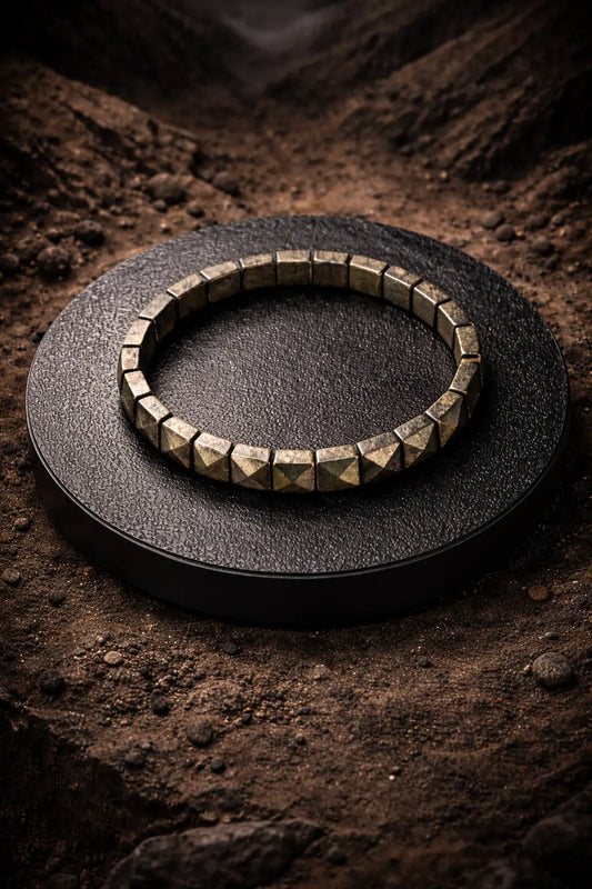 1.5X STRONGER PERUVIAN PYRITE BRACELET - OMNIVERSE INDIA